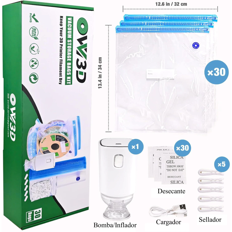 Almacenamiento Pro para Filamentos 3D